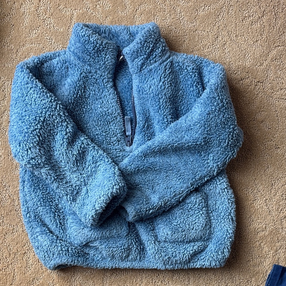 Crewcuts Fuzzy Blue Jacket